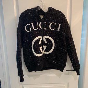 Gucci Crystal Sweatshirt Cardigan - Altered